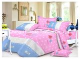 Hot Selling Polyester Microfiber 3 PCS Solid Color Sheet Set /Bedding Set