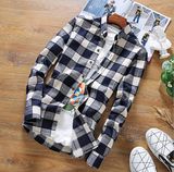 Men's 100%Cotton Brushed Twill Woven Shirts