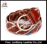 Hot Quality Women's Bonded Leather Braid Belt