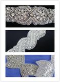 Iron on Rhinestone Jewelry Flower Costume Design Appliques Garment Accessories