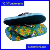 New PE Beach Girl Slipper with PVC Upper (15I256)