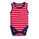 Pure Cotton Comfortable Fabric Sleeveless Romper Baby Clothes