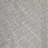 Cream-Coloured Geometric Braided Lace Fabric