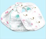 100% Cotton Muslin Snap Bib