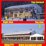 Outdoor Glass Wall Double Decker Marquee Tent for Party