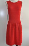 Rayon/Nylon Ladies Round-Neck Knitwear Fashion Dress