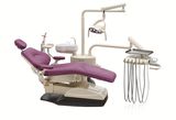 Aluminum Foundation Design Dental Chair with Luxury Leather Cushion