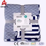 Single Microfiber Reversible Quilts, 75GSM Polyester Quilts Set for Home Use