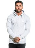 Mens Plain Long Sleeves Hoodies in Zip up