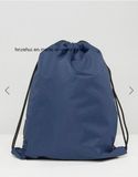 Canvas Fabric Drawstring Straps Design Backpack