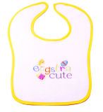 Customized Logo Embroidered Cotton Terry Cartoon Cheap Baby Wear Bibs