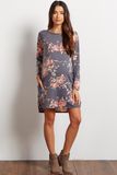 Hot Sale Ladies' Long Sleeves Printing Maternity Dress