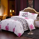 Cheap China Factory Supplier Printed Cotton Satin Bedding Sets