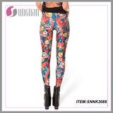 New Custom Sexy Colorful Print Leggings Hot Sale Women Pants