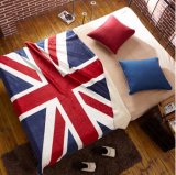 100% Polyester Coral Fleece UK Flag Design Baby Blanket