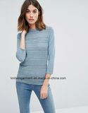 Women Hotsales Classic Cable Jersey Knitwear (W17-813)