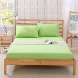 Solid Plain Brushed Microfiber Bed Sheet