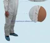 White Protective PP Non Woven Coverall