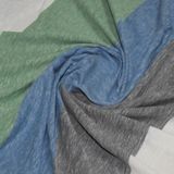 125GSM Polyester Cotton Rayon Yarn Dyed Stripe Jersey for Fashion Clothing