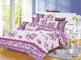 Hot Sale Poly Fashion Bed Sheet 3 PCS Bedding Set