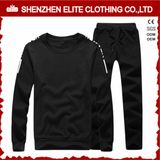 Wholesale Cheap Plain Black Tracksuit Set (ELTTI-51)