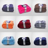 Chinese Supplier Super Soft Polyester Polar Fleece Blanket Cheap Bedspread for Hotel