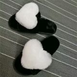 Warm and Fashionable Slippers Wholesale Rabbit Fur Colorful Soft Slippers