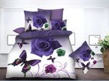 China Supplier Microfiber Fabric Disperse Print 3D Bedding Set