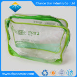 Custom Transparent Plastic Sewing Zipper Clear PVC Cosmetic Bag
