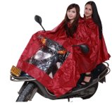 Customize Adult Polyester Double Persons Rainwear for Motorcycling