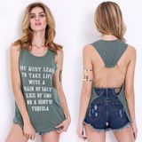 Women Ladies Casual Tank Sexy Tank Fashion Brand Grey Tank Backless Sleeveless T Shirt