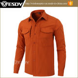 Orange Esdy Tactical Windproof Waterproof Warm Fleece Softshell Shirts