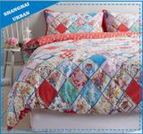 Vintage Floral Patchwork Cotton Duvet Cover Bedding Set
