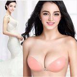 latest Fashion Design Comfortable Srtapless Invisible Silicone Bra