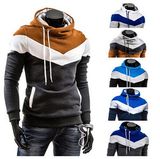Men's Spring and Autumn New Hedging Korean Slim Stitching Casual Sweater