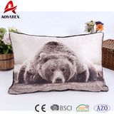 Custom Digital Printed Micromink Fake Fur Throw Pillow