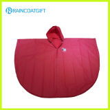 Waterproof Adult Red PVC Raincoat (RVC-006A)