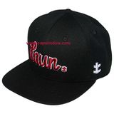 Black Acrylic Snapback Cap Custom Baseball Cap (CW-0770)