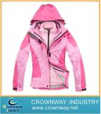 Pink Padding Women Ski Jacket with High Quality (CW-SKIW-38)