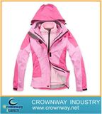 Pink Padding Women Ski Jacket with High Quality (CW-SKIW-38)