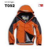 Orange Hiking Climbing Clothes Hoody Jacket