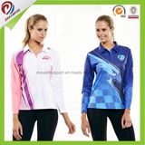 100% Polyester New Women's Golf Shirts Dry Fit Slim Polo Shirt