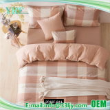 Pink Cotton Check Luxurious Home Cotton Bed Sheet