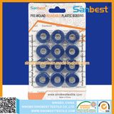 Chinese Factory Plastic Sided Pre-Wound Bobbins Thread