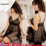 Manufacturer XL Sexy Transparent Sheer Tull Lingerie Midnight Hot Style Sexy Lingerie