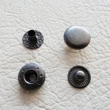 Gun Metal Color 12.5mm Snap Button for Clothing (HDSN-5)