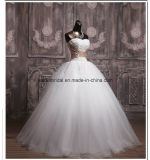 New Strapless Bridal Dresses Applique Wedding Ball Gowns Z2021