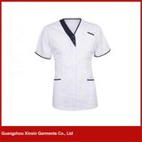 Custom Medical Beautiful Women V-Neck Hospital Nurses Uniform (H15)