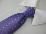 New Dotty Design Men's Woven Silk Neckties