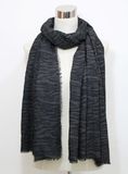 Women Fashion Long Printed Cotton Viscose Scarf (YKY1030-1)